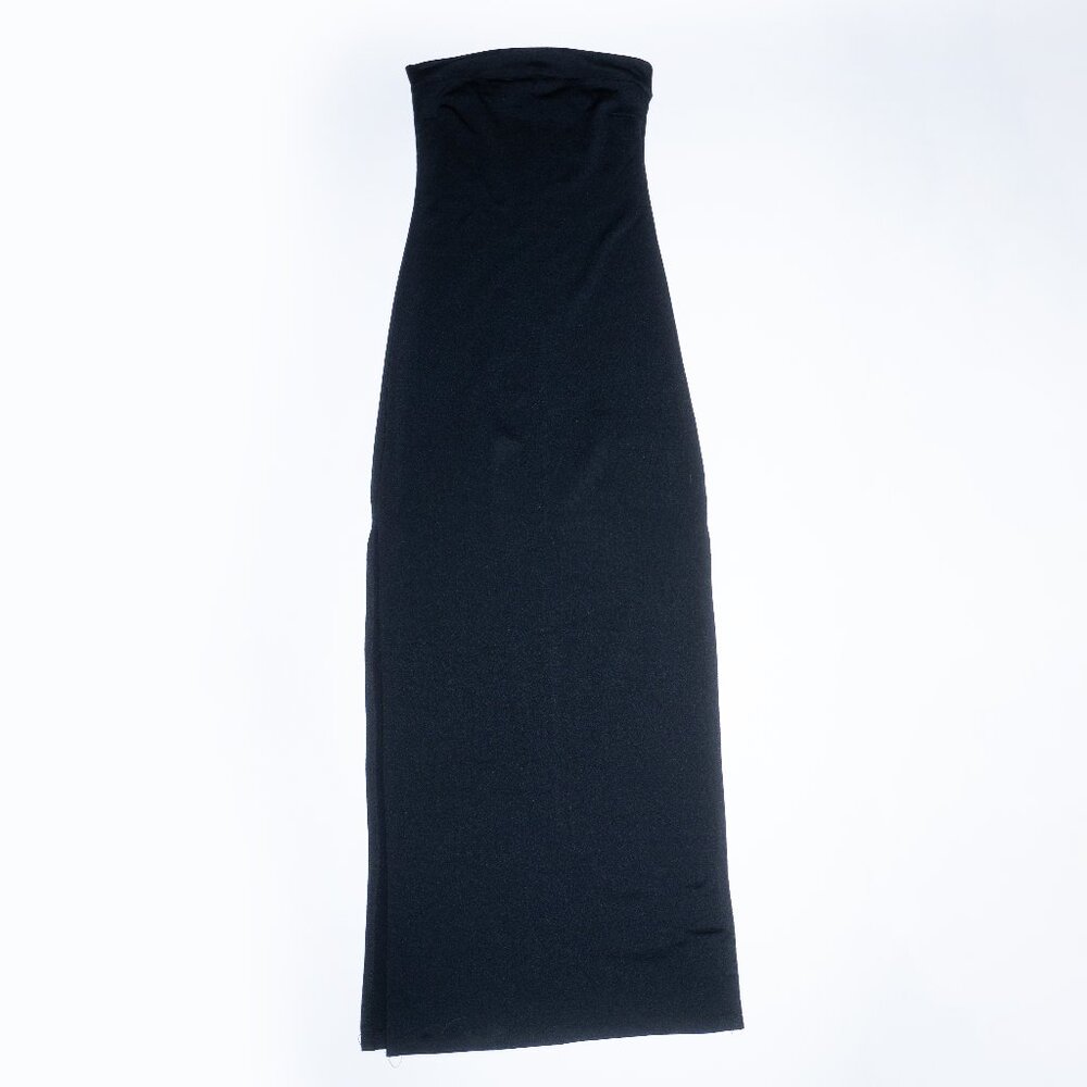 Vintage 2000's Black Tube Midi Dress